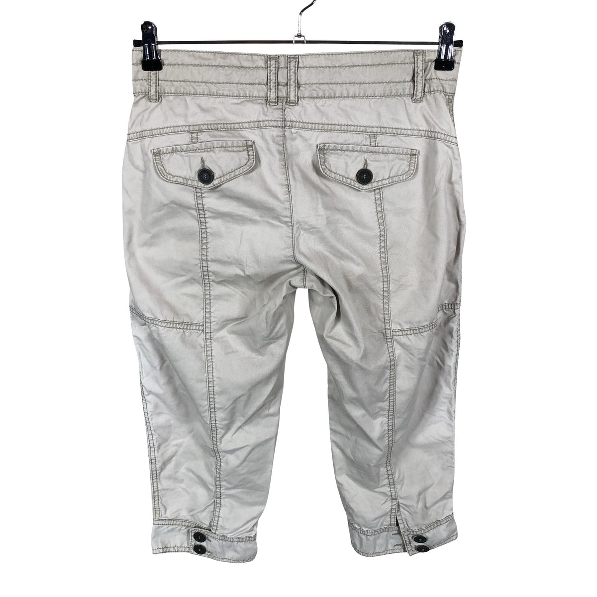 Unisex Bandolera - Mittevenivad poolpikad püksid, suurus 38 - Hall (2)