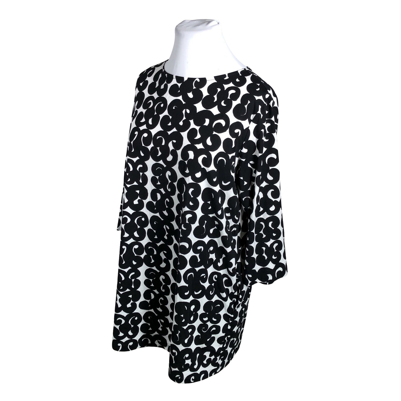 Unisex Marimekko - Trikotaažist tuunika, suurus 44 - Valge (3)