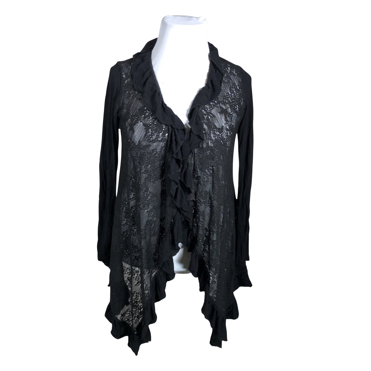 Unisex Lea H - Kardigan, suurus 42 - Must (1)