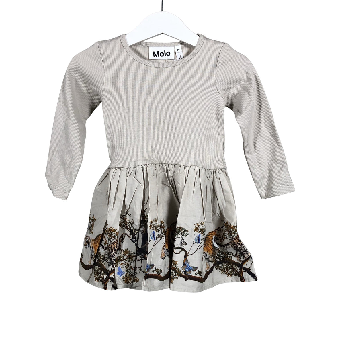 Unisex Molo Kids - Trikotaažist kleit, suurus 74 - 80 - Beige (1)