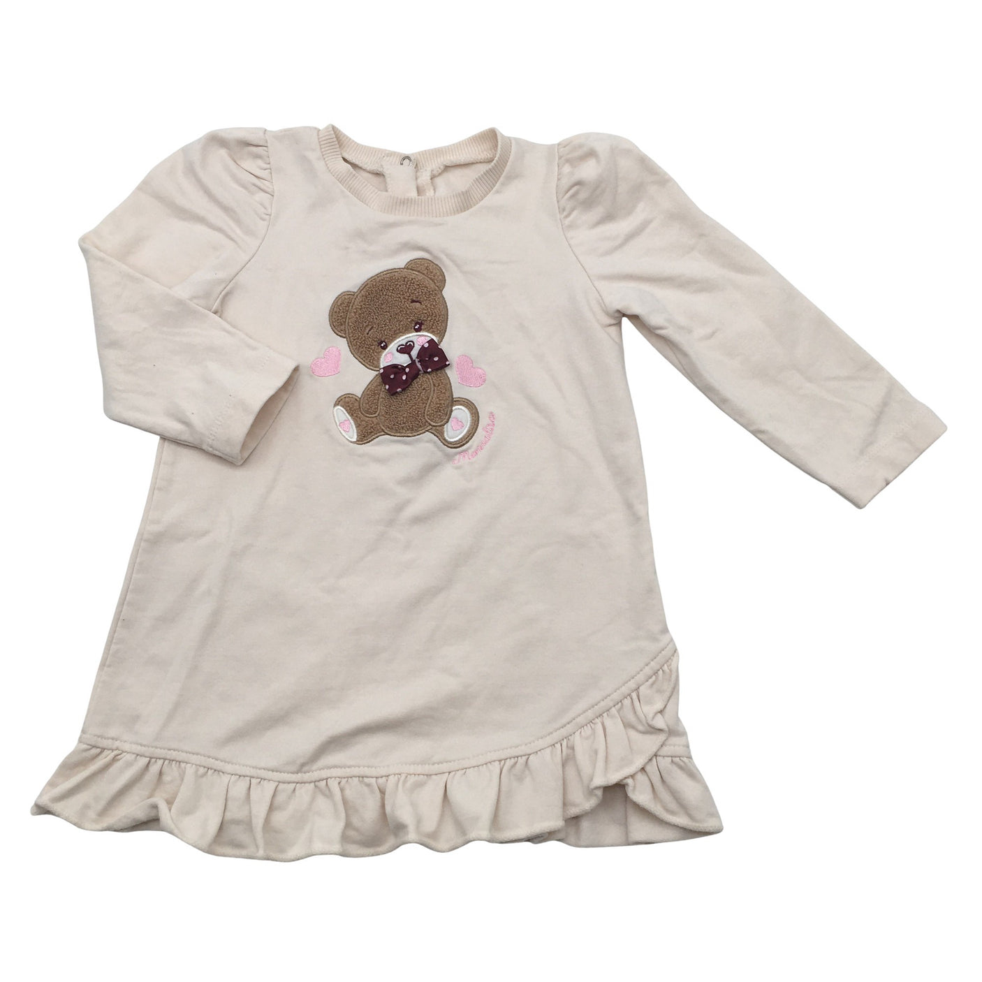 Unisex Monnalisa - Dressikangast kleit, suurus 68 - 74 - Beige (1)