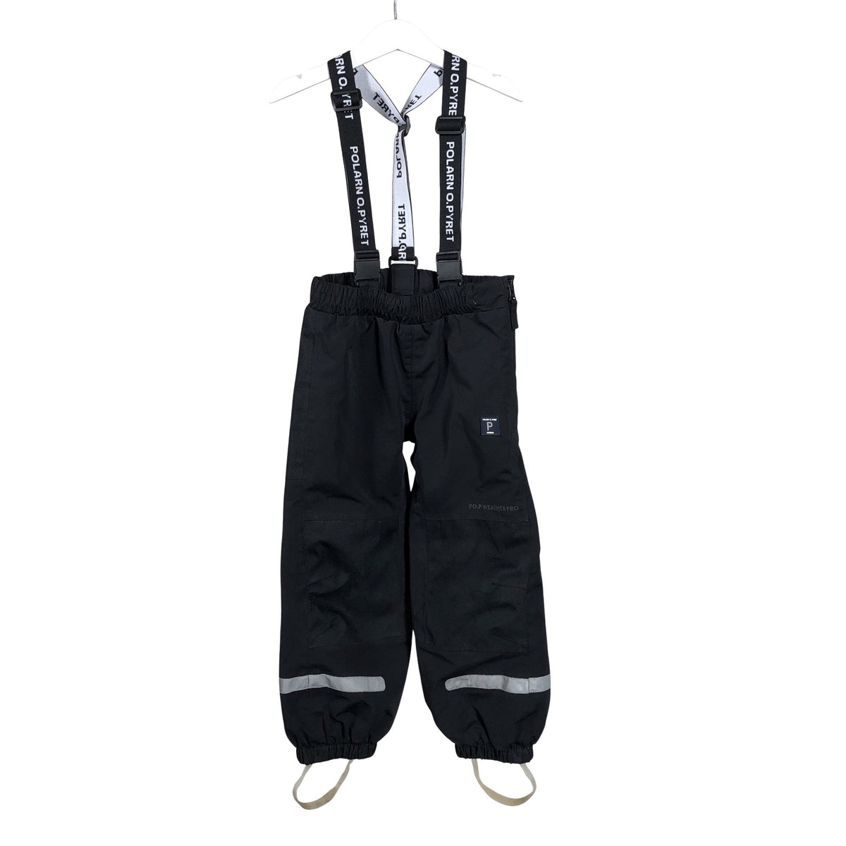 Unisex Polarn O. Pyret - Kevad-/sügispüksid, suurus 104 - 110 - Must (1)