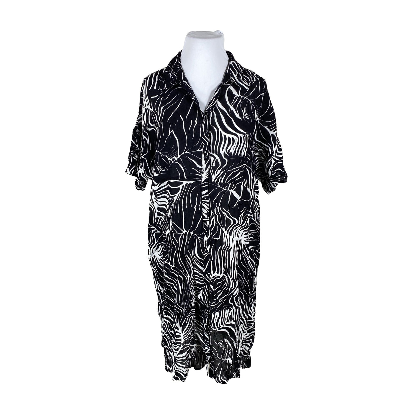 Unisex Ze-Ze - Õhuke kleit, suurus 46 - Must (1)
