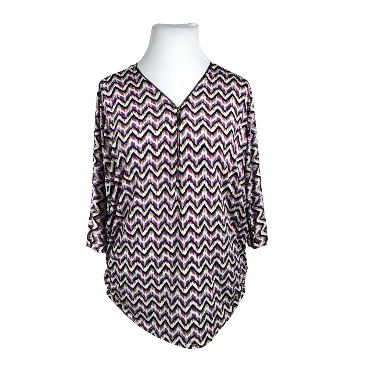 Unisex Chica London - Trikotaažist pluus, suurus 42 - Lilla (1)