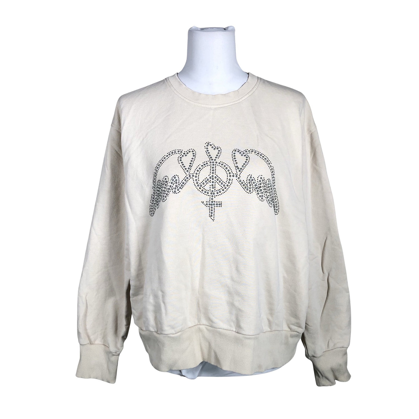 Unisex Mos Mosh - Dressikangast pluus, suurus 38 - Beige (1)