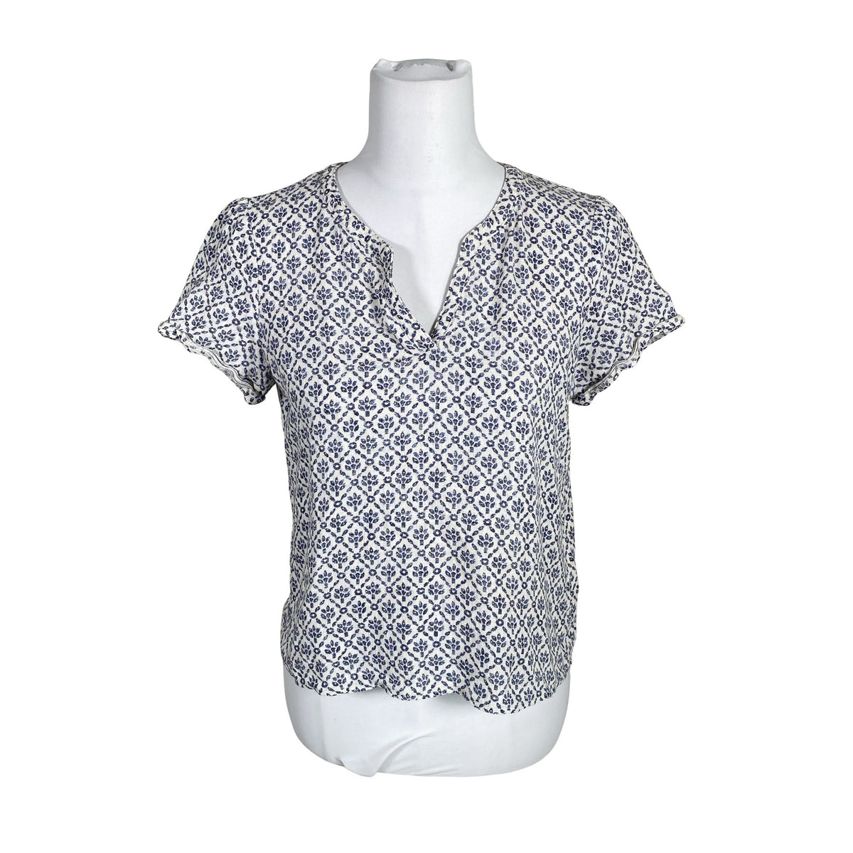 Unisex Esprit - Lühikeste käistega pluus, suurus 36 - Hall (1)