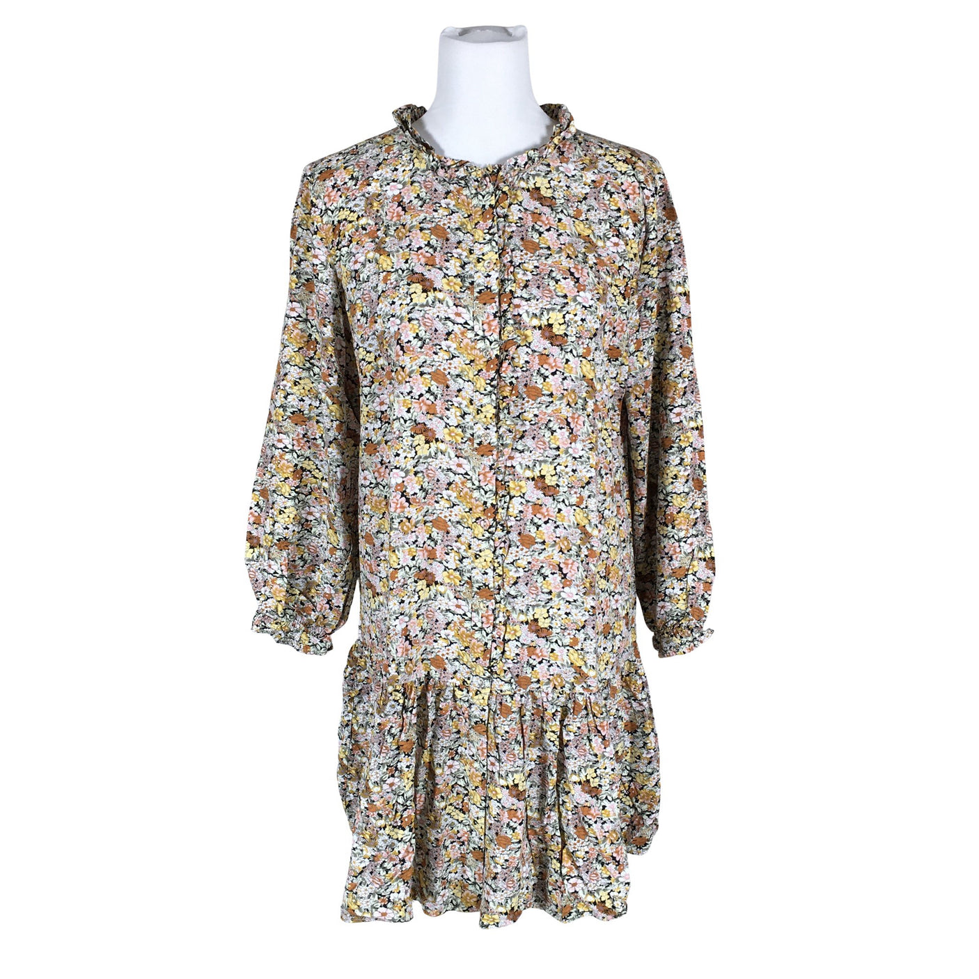 Unisex Free Quent - Mitteveniv kleit, suurus 40 - Kollane (1)