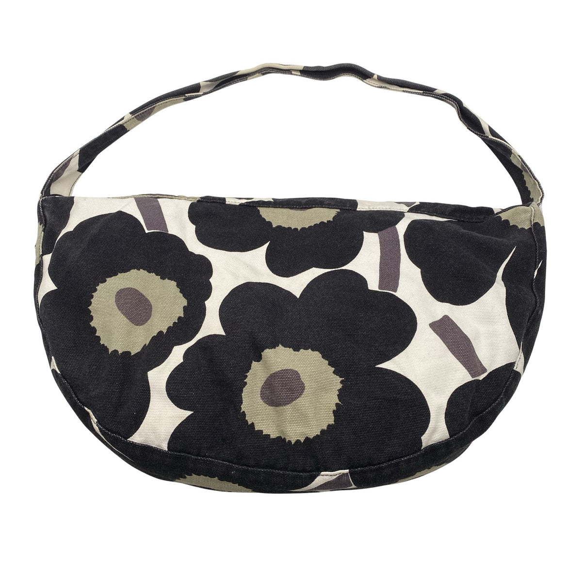 Unisex Marimekko - Õlakott, suurus Maxi - Must (1)