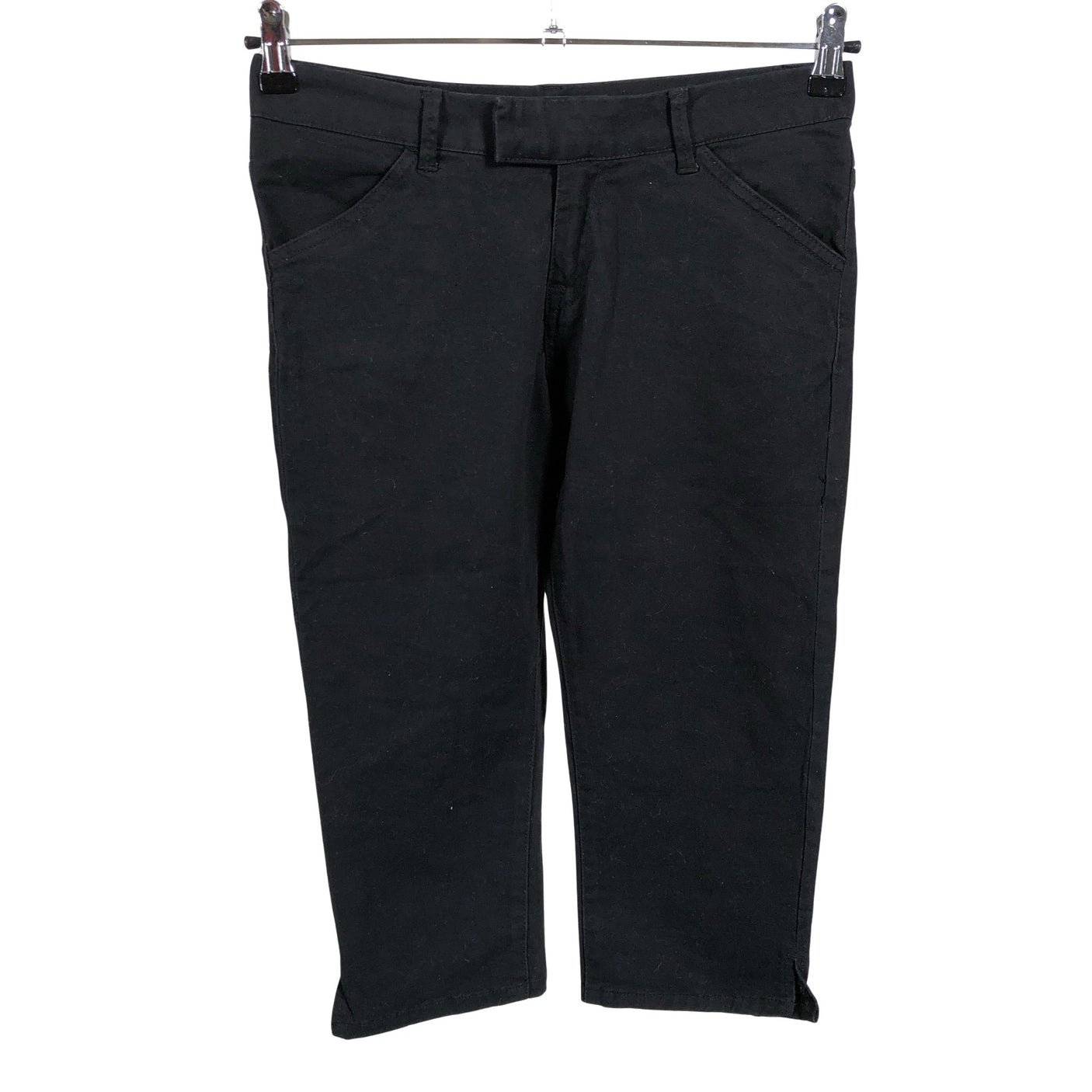 Unisex Lindex - Teksast poolpikad püksid, suurus 36 - Must (1)