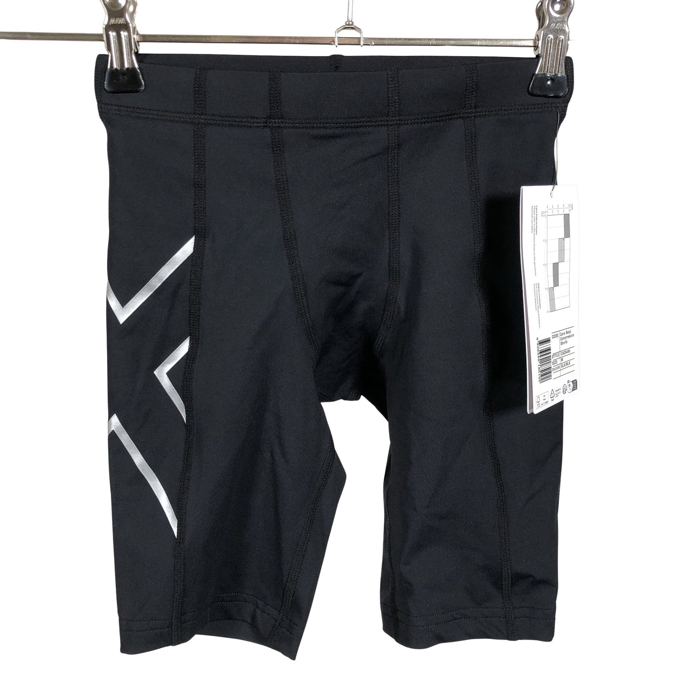 Unisex 2XU - Lühikesed spordipüksid, suurus 38 - Must (1)
