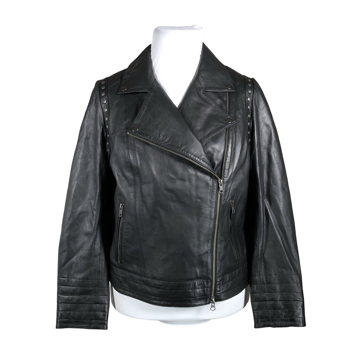 Unisex Ulla Popken - Nahktagi, suurus 44 - Must (1)