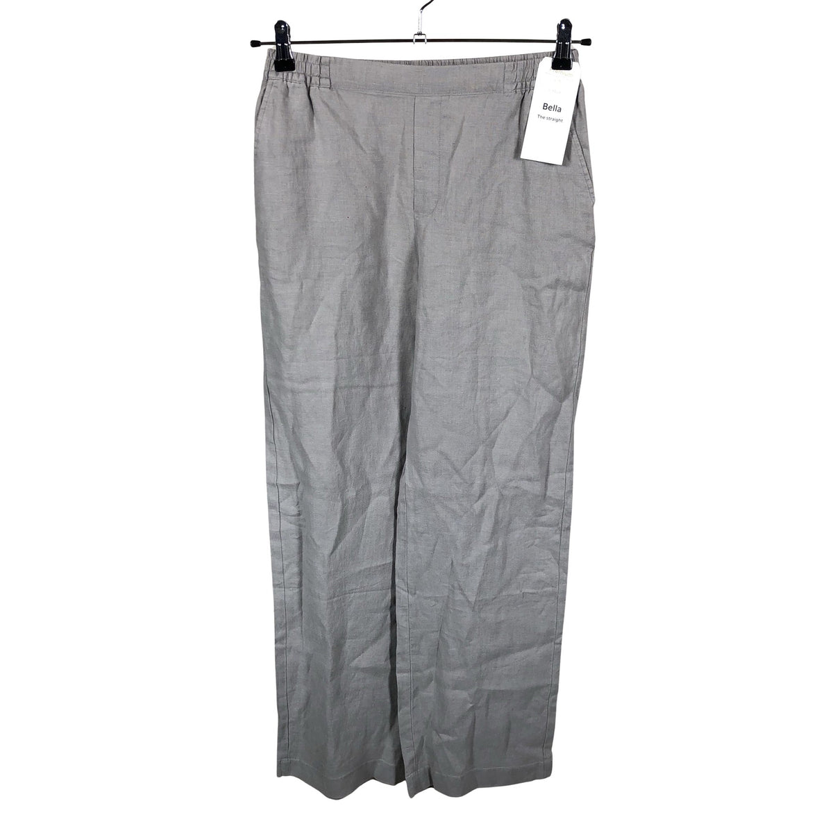 Unisex Lindex - Mittevenivad püksid, suurus 36 - Hall (1)