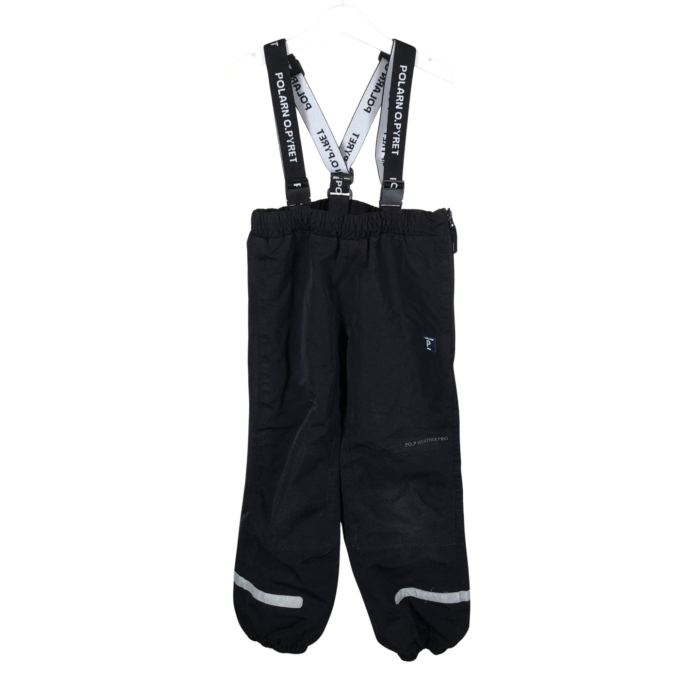 Unisex Polarn O. Pyret - Kevad-/sügispüksid, suurus 128 - 134 - Must (1)