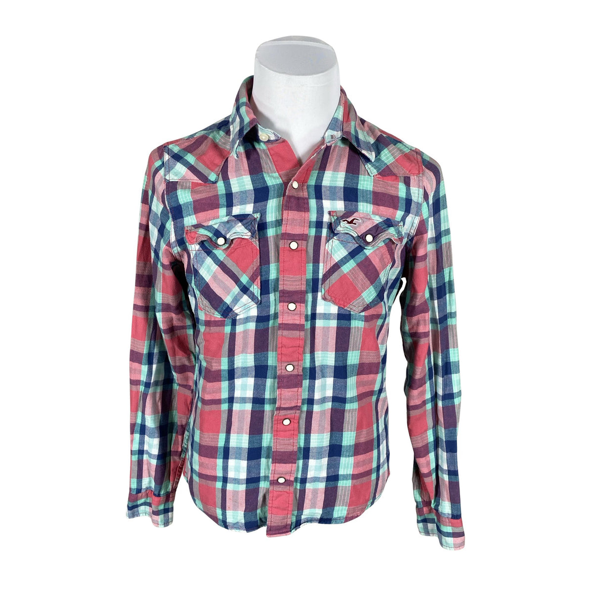 Unisex Hollister - Triiksärk, suurus M - Roosa (1)