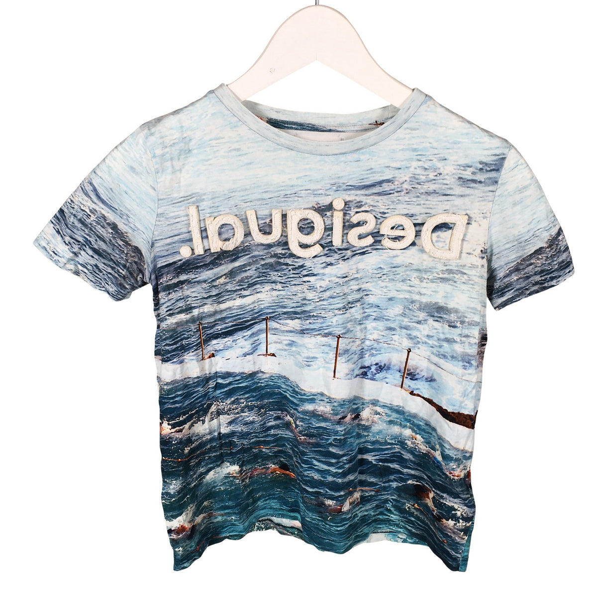 Unisex Desigual - T-särk, suurus 146 - 152 - Helesinine (1)