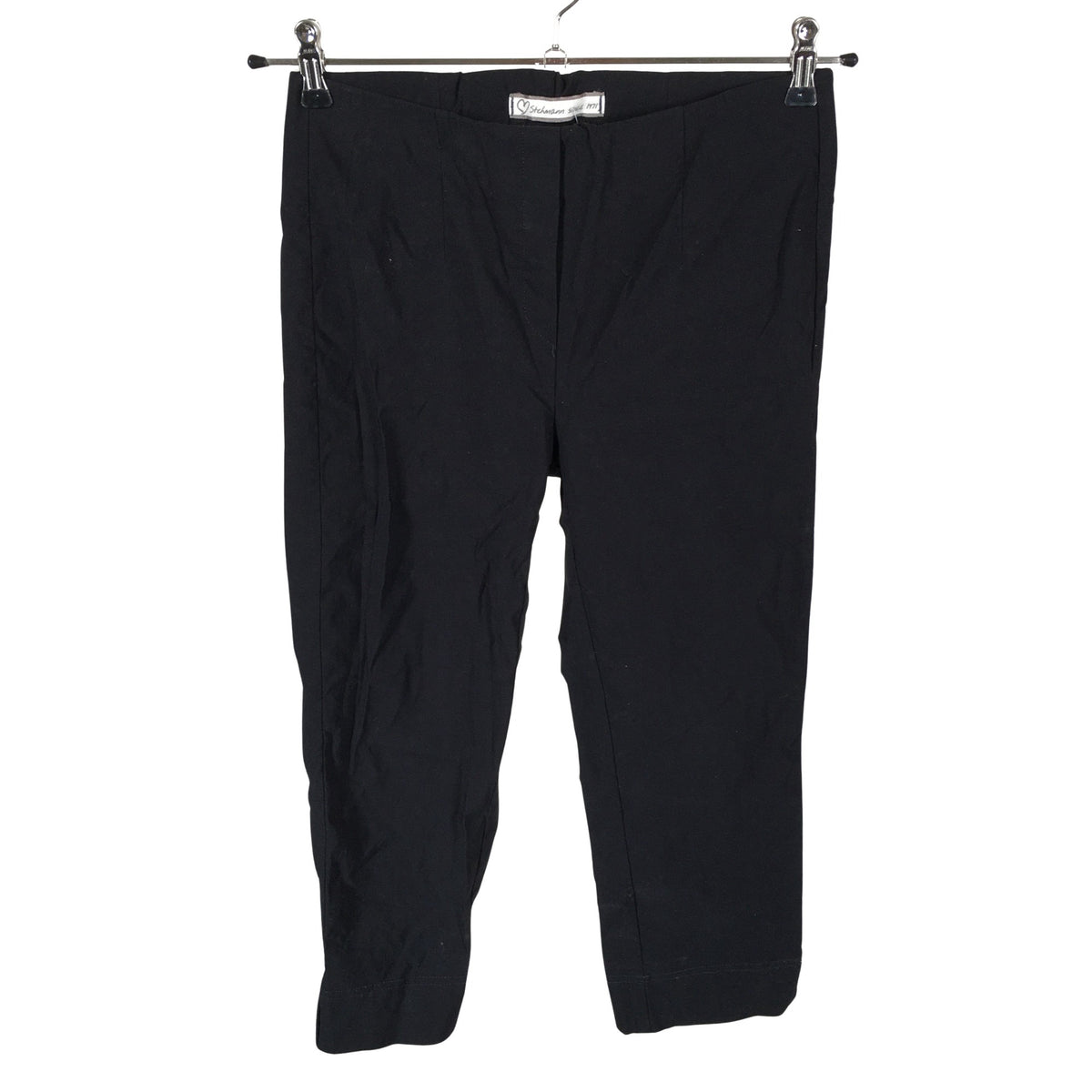 Unisex Stehmann - Mittevenivad poolpikad püksid, suurus 38 - Must (1)