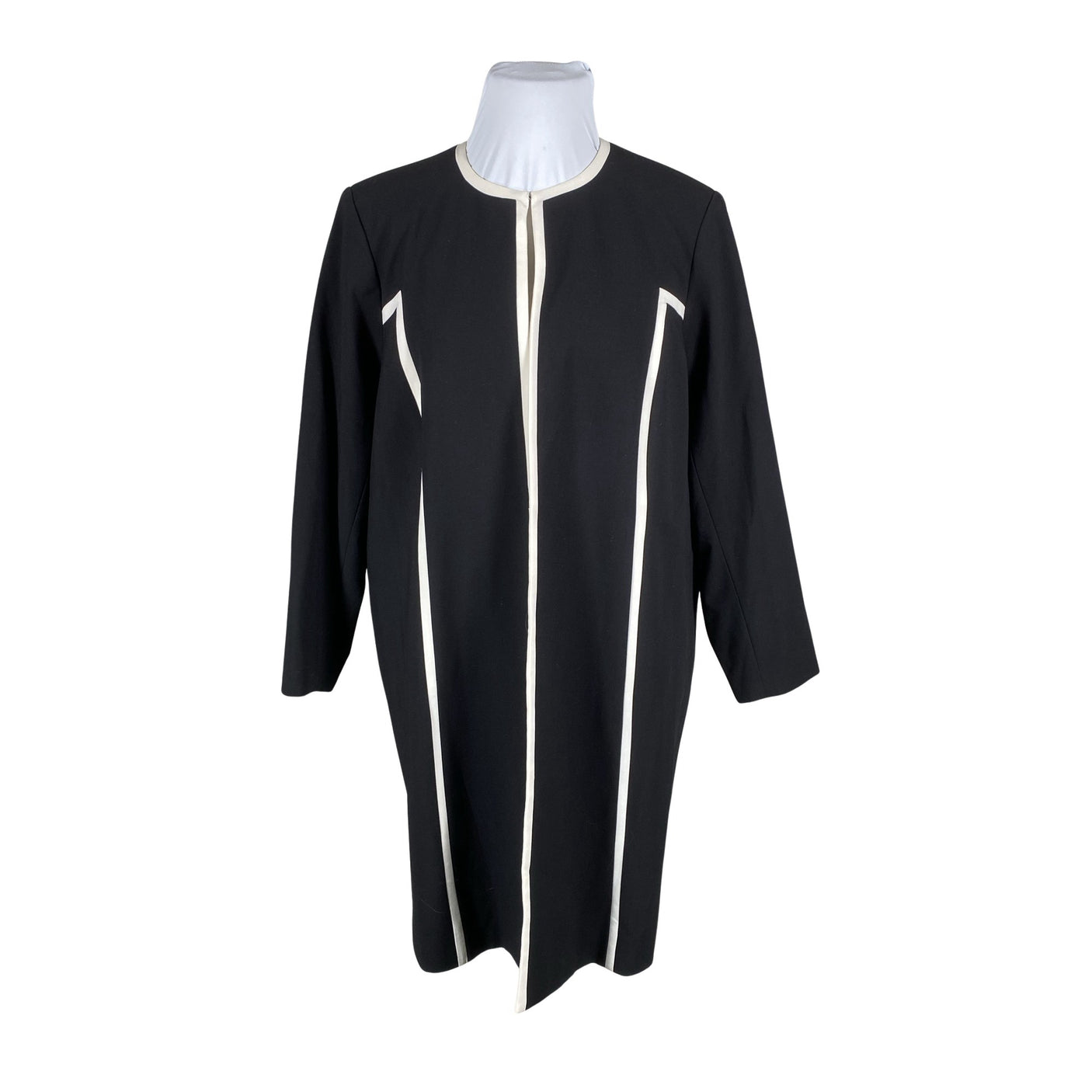 Unisex Calvin Klein - Villane mantel, suurus 46 - Must (1)