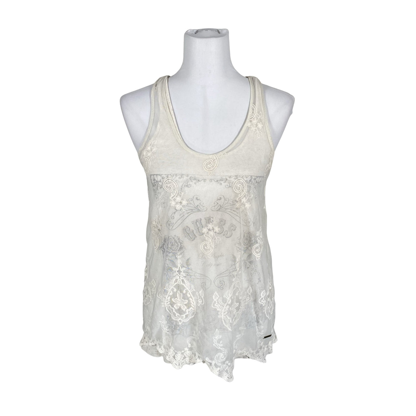 Unisex Guess - Topp, suurus 36 - Looduslik valge (1)