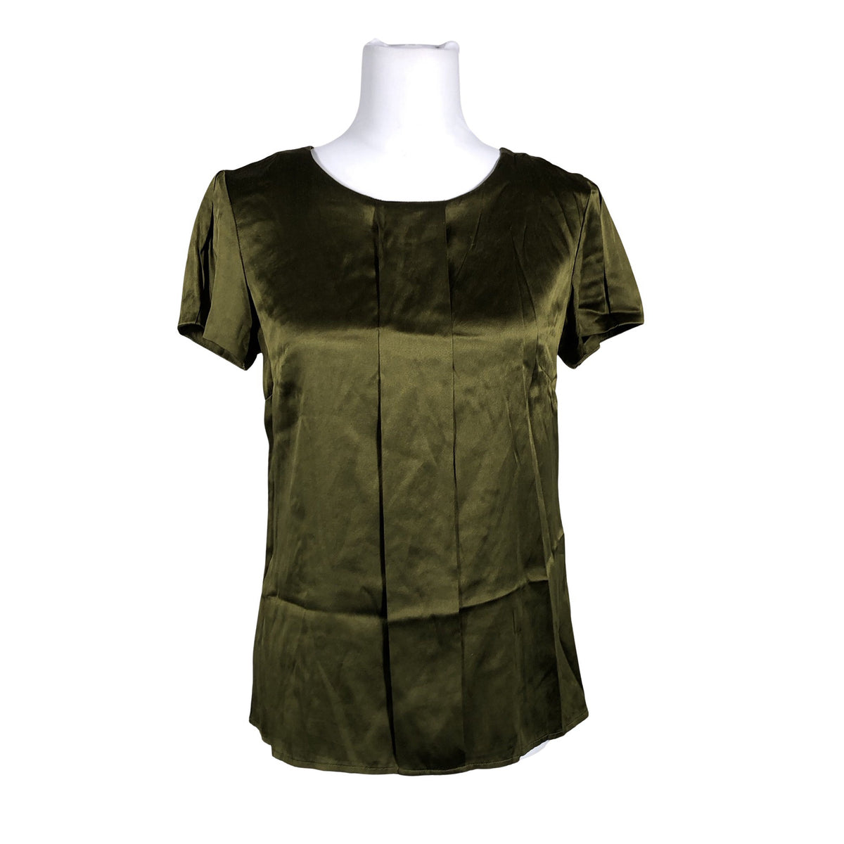 Unisex Global - Lühikeste käistega pluus, suurus 36 - Roheline (1)