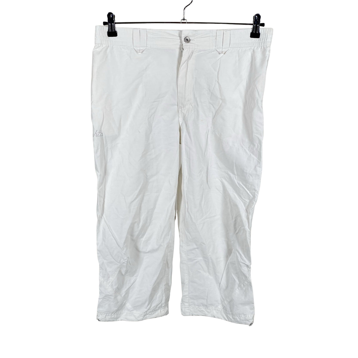 Unisex Luhta - Mittevenivad poolpikad püksid, suurus 42 - Valge (1)
