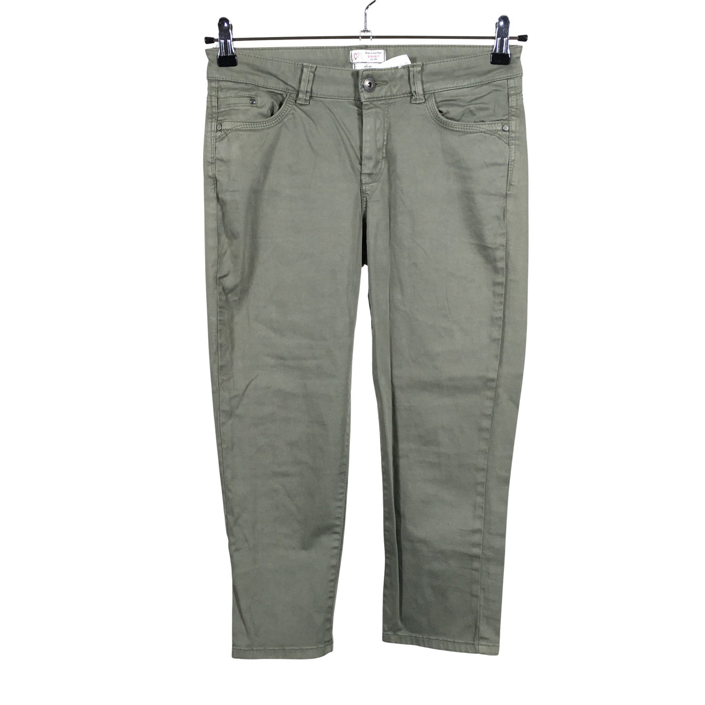 Unisex Esprit - Mittevenivad poolpikad püksid, suurus 36 - Roheline (1)