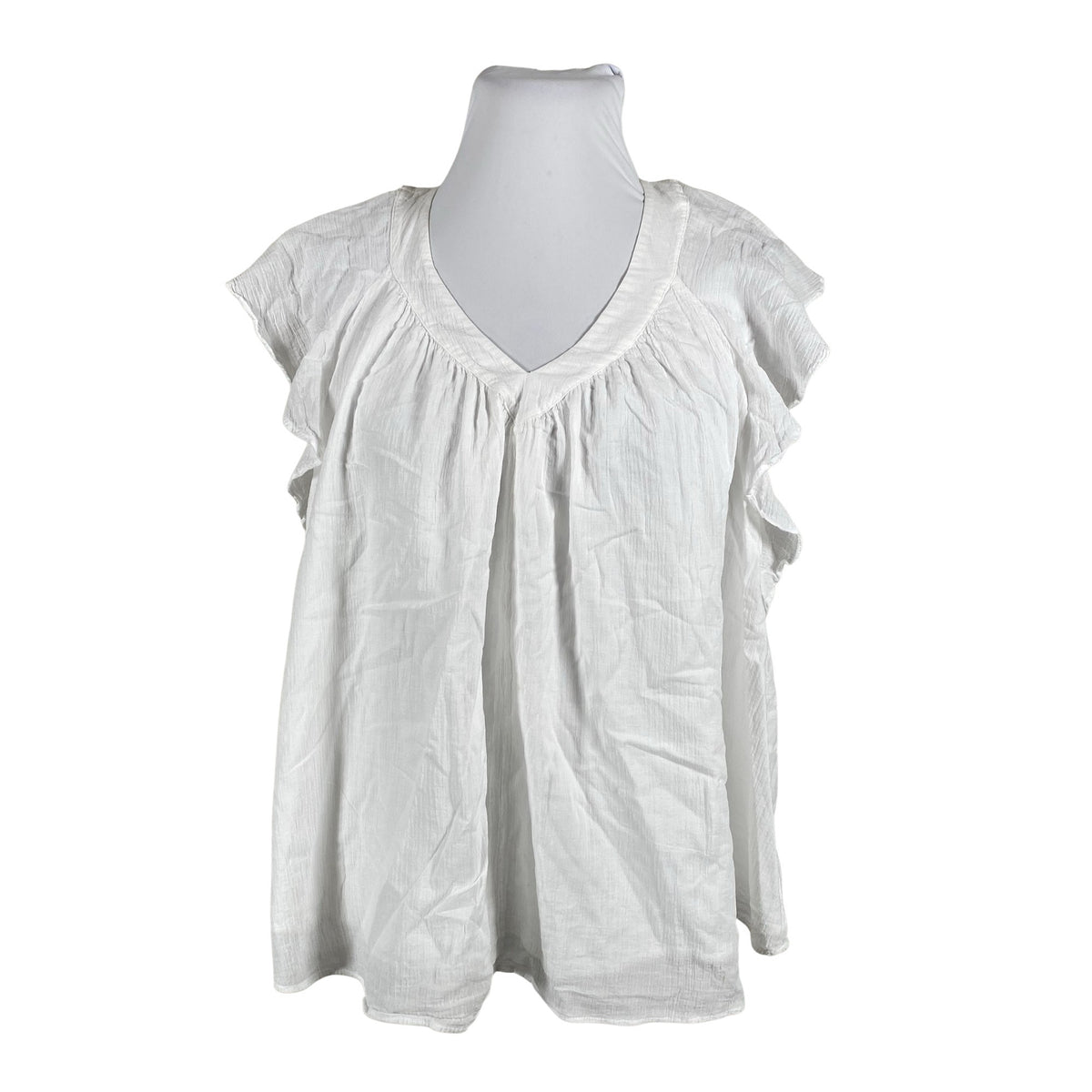 Unisex COS - Lühikeste käistega pluus, suurus 44 - Valge (1)