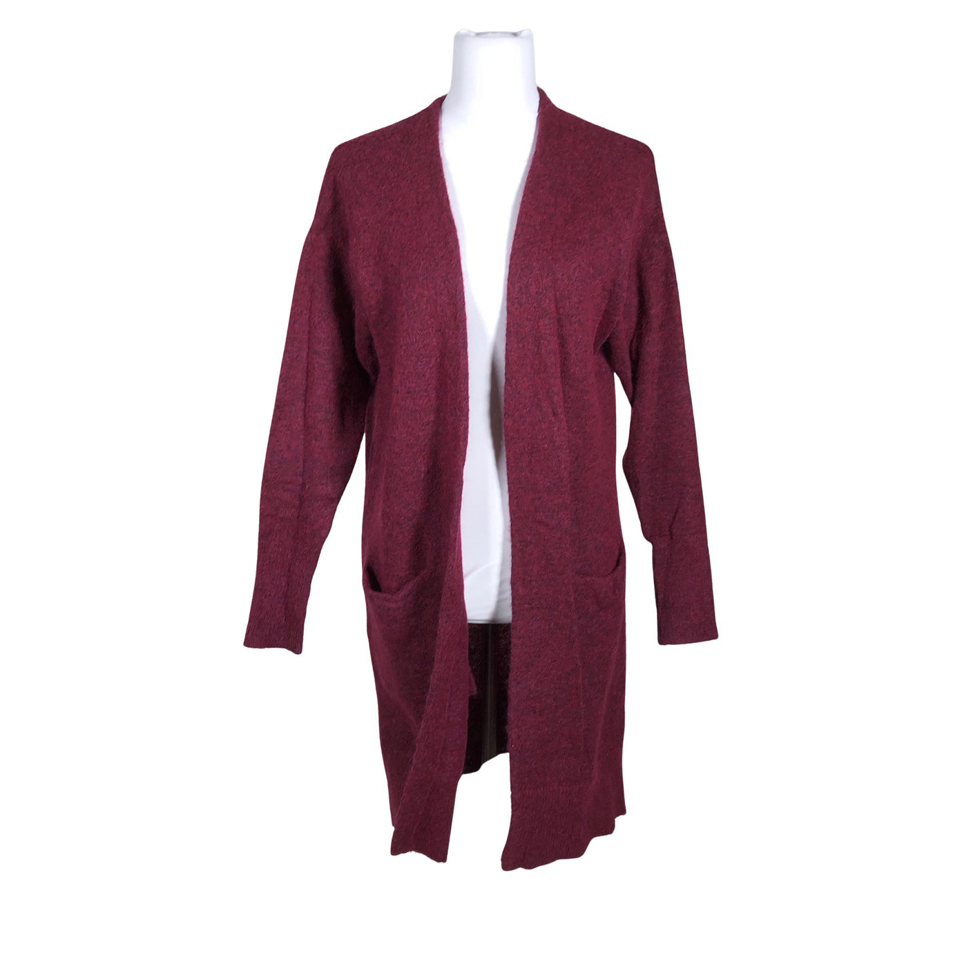 Unisex Selected - Kardigan, suurus 34 - Veinipunane (1)
