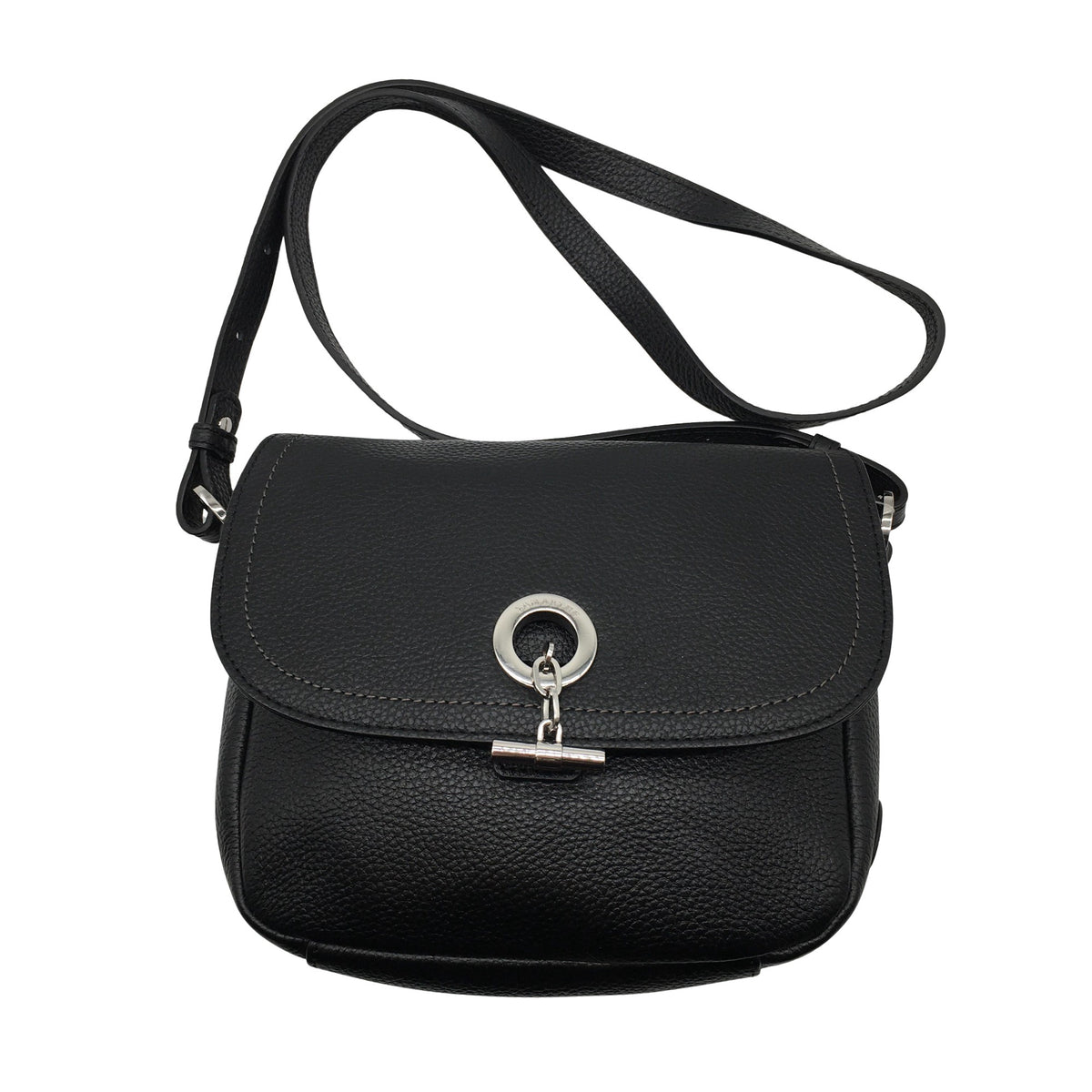 Unisex Lamarthe - Õlakott, suurus Midi - Must (1)