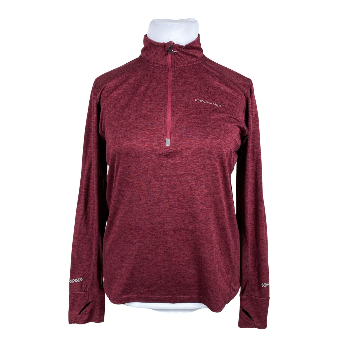 Unisex Endurance - Spordisärk, pikad käised, suurus 42 - Veinipunane (1)