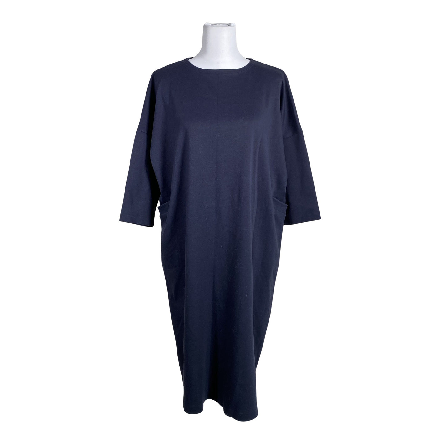 Unisex Muji - Trikotaažist kleit, suurus 40 - Sinine (1)