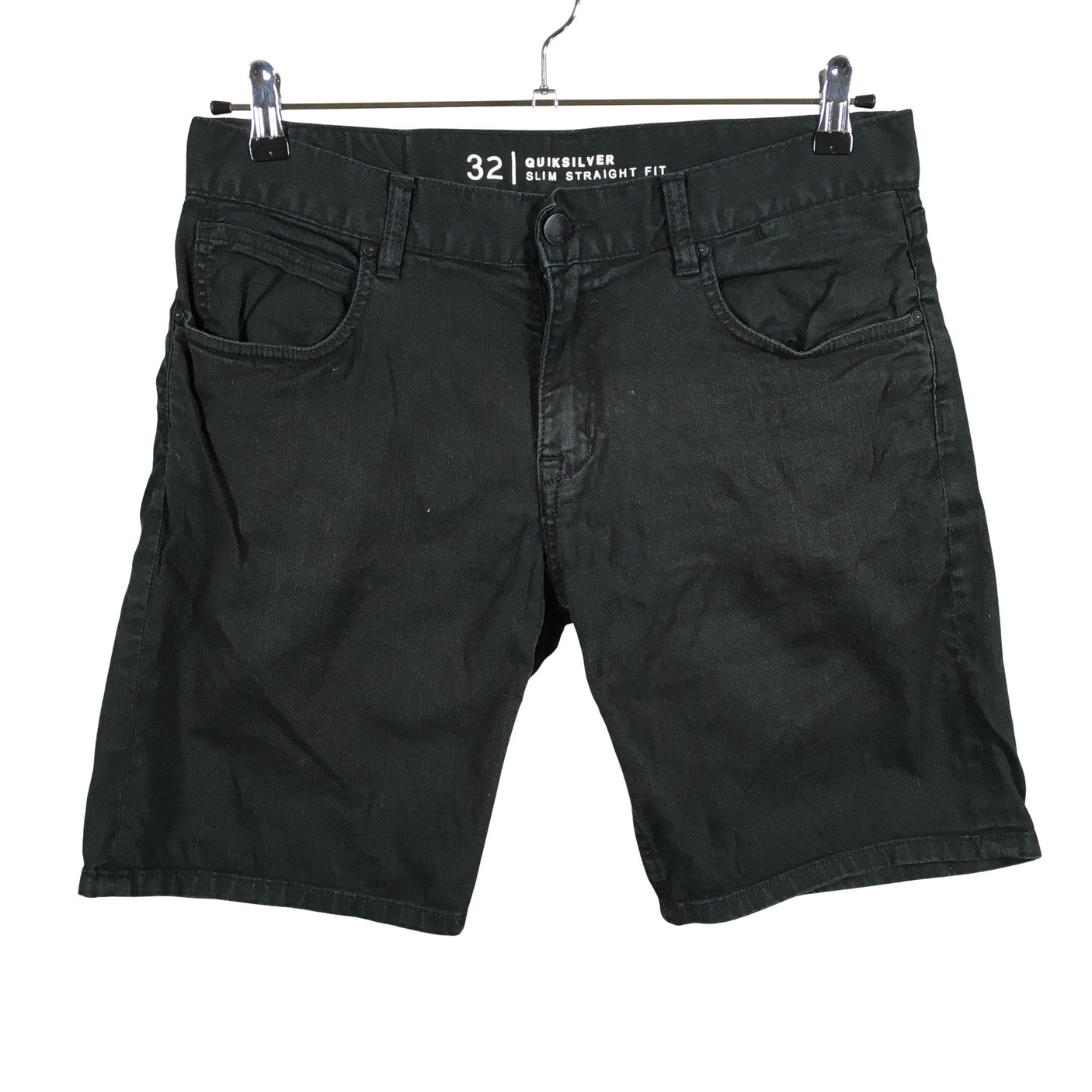Unisex Quiksilver - Teksast lühikesed püksid, suurus W32 - Must (1)