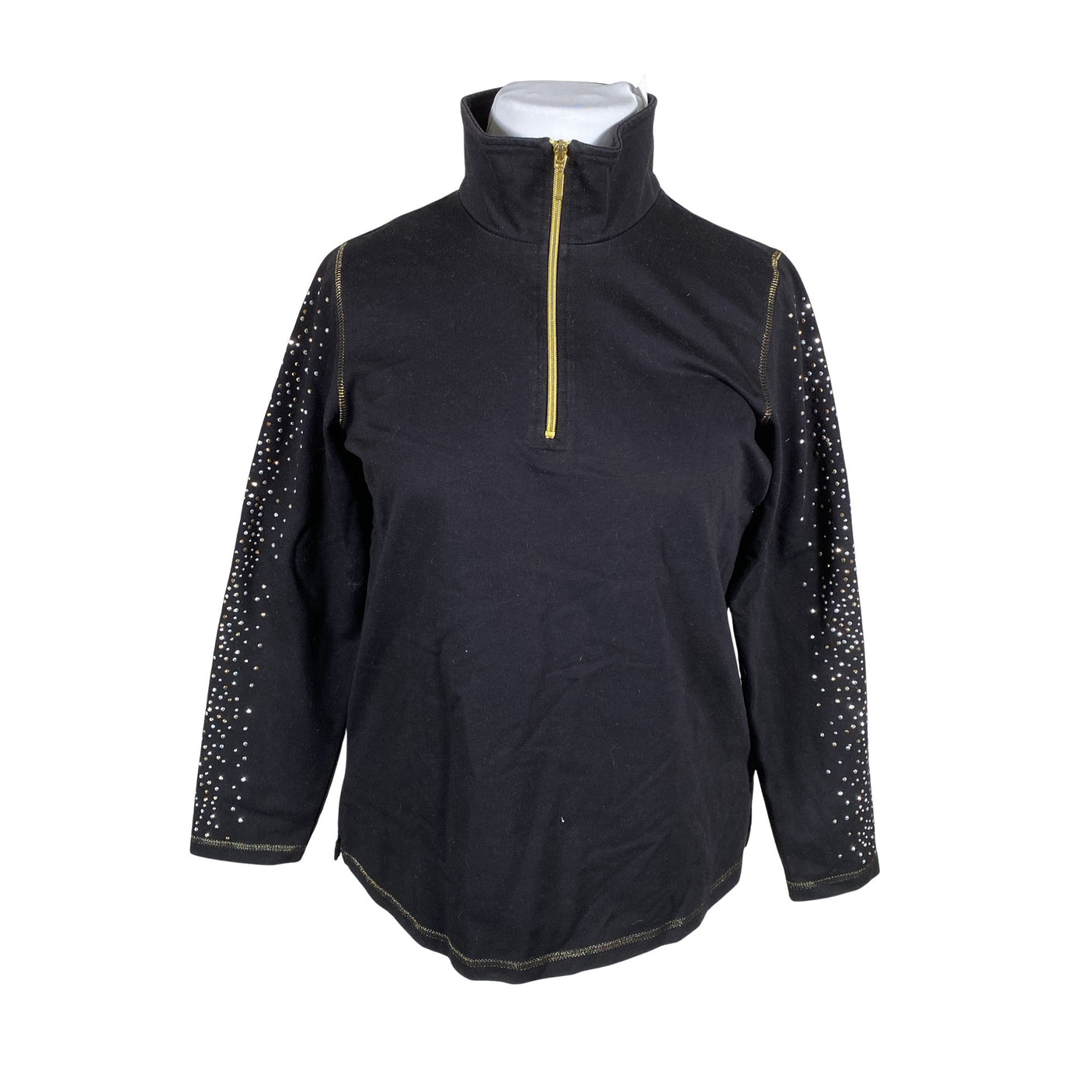 Unisex Paola - Trikotaažist pluus, suurus 42 - Must (1)