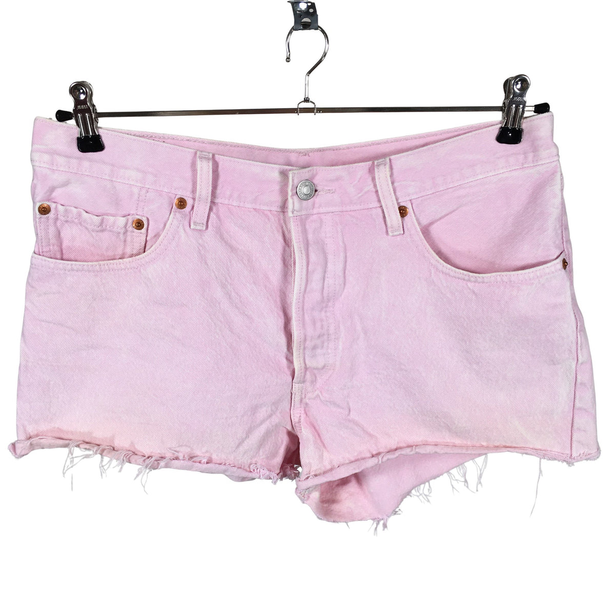 Unisex Levi's - Teksast lühikesed püksid, suurus W31 - Heleroosa (1)