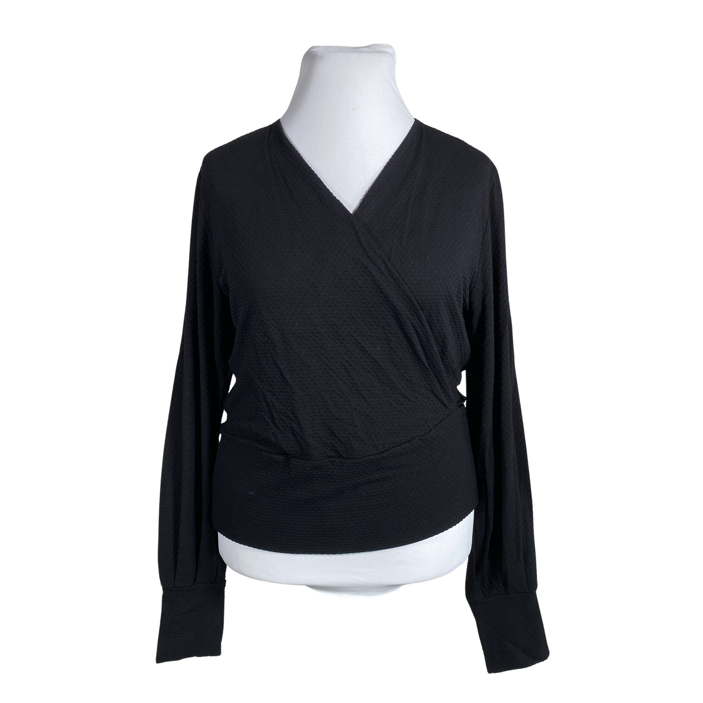 Unisex Ommellinen - Trikotaažist pluus, suurus 42 - Must (1)
