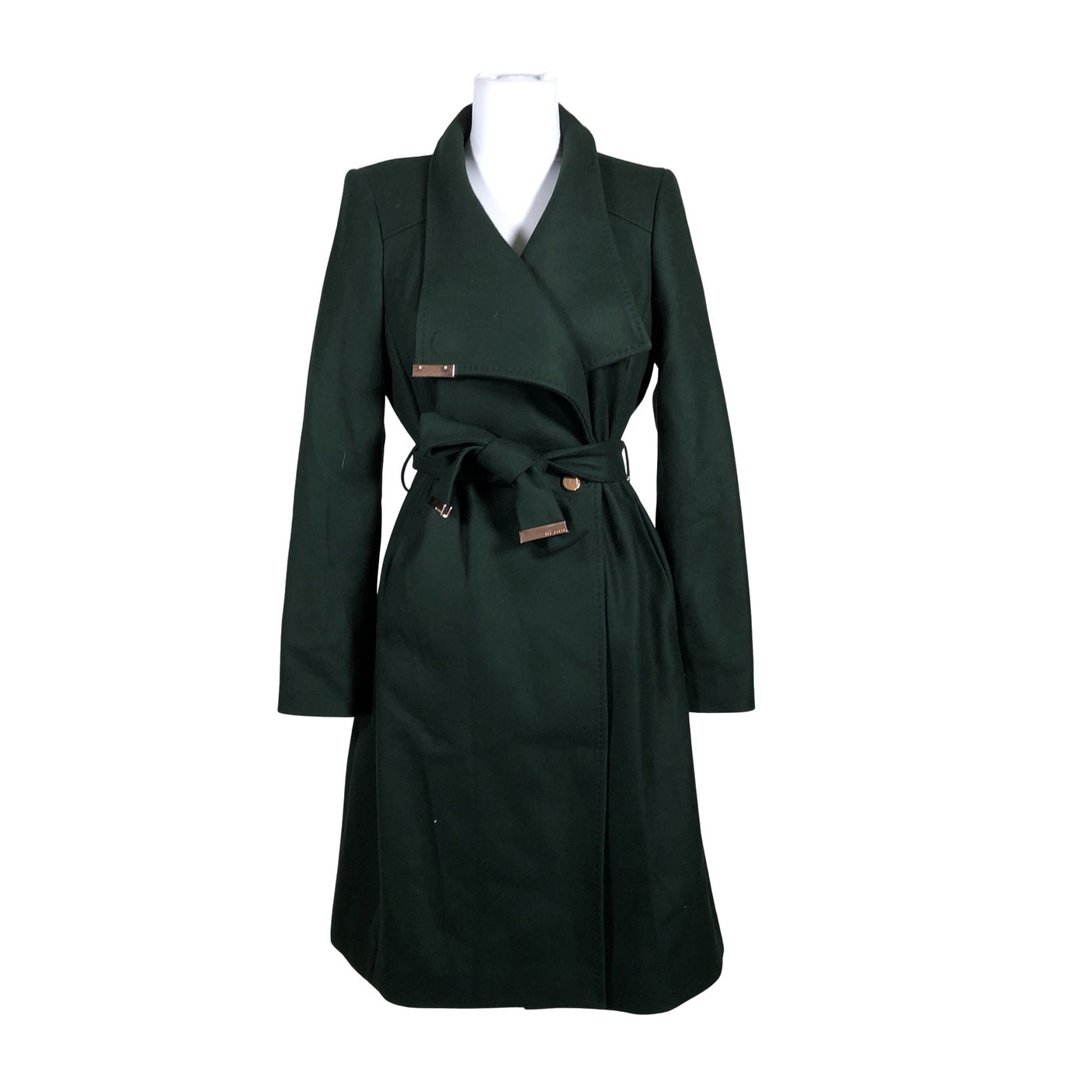 Unisex Ted Baker - Villane mantel, suurus 38 - Roheline (1)