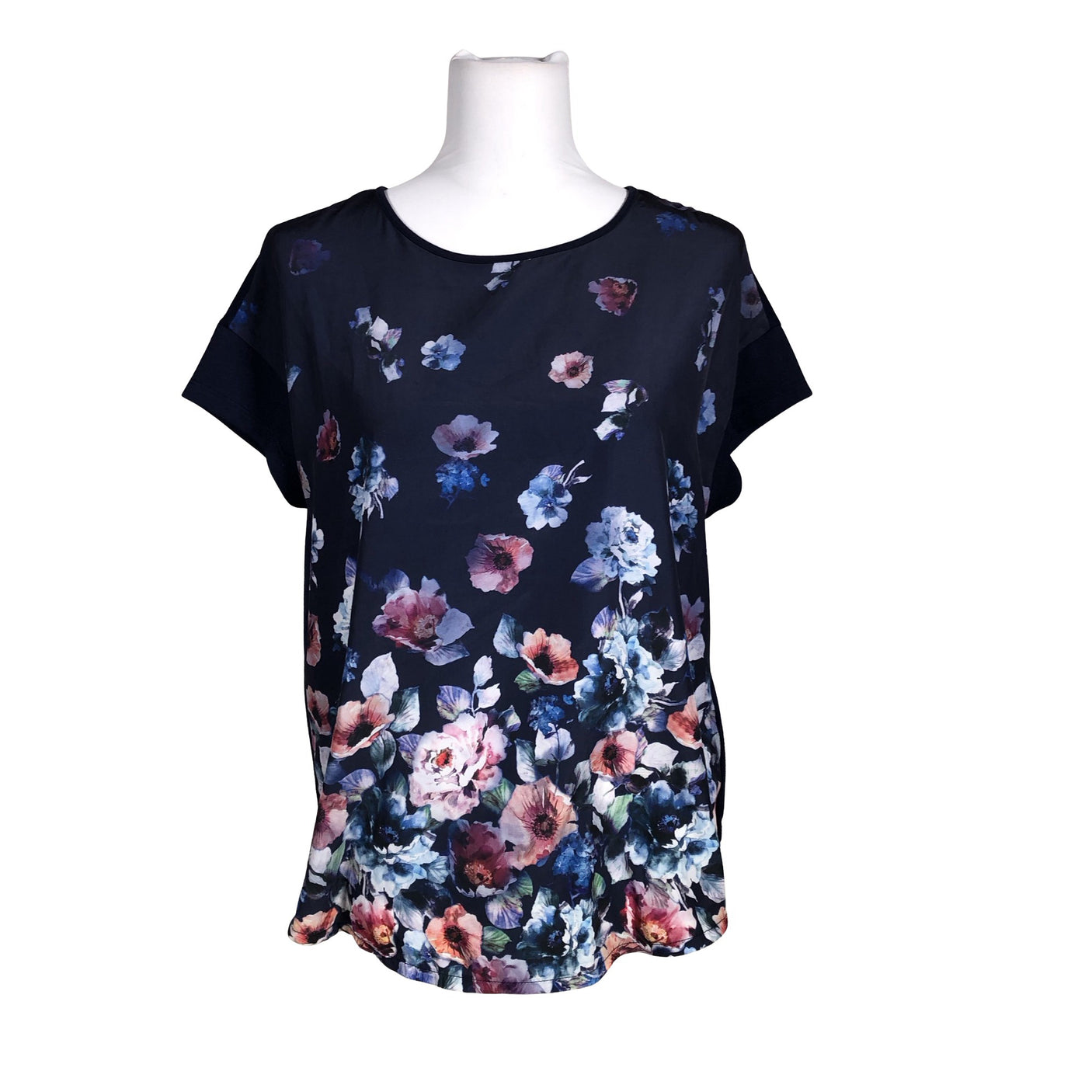 Unisex Esprit - Lühikeste käistega pluus, suurus 38 - Sinine (1)