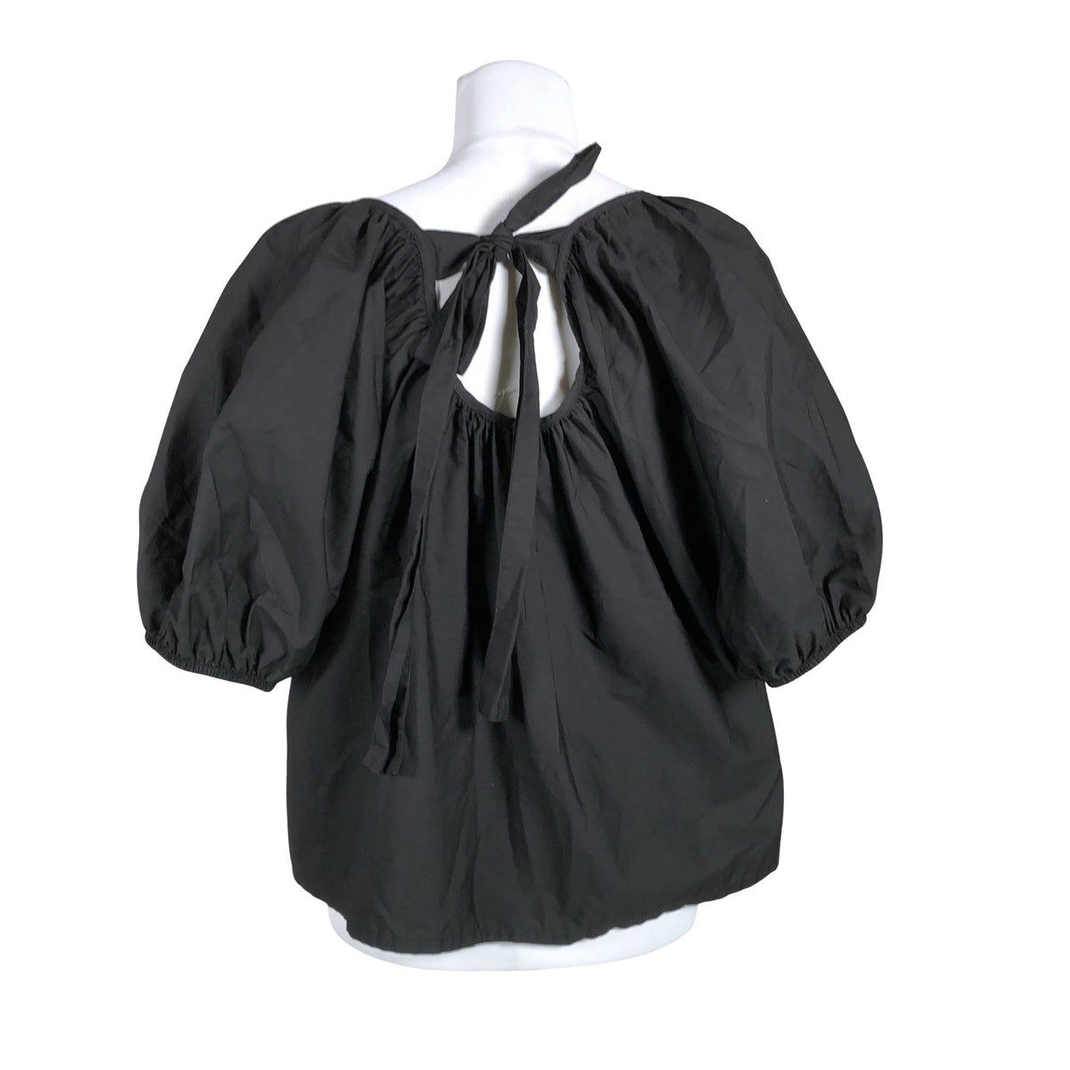 Unisex Nanso - Lühikeste käistega pluus, suurus 36 - Must (2)