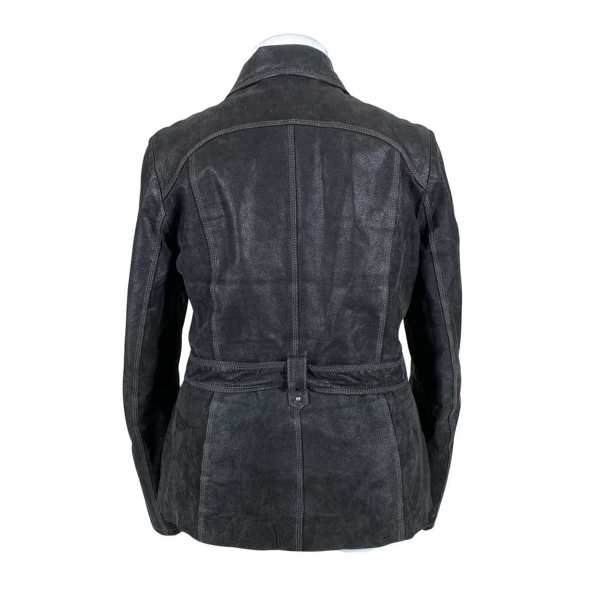 Unisex Big-L - Nahktagi, suurus 42 - Must (2)