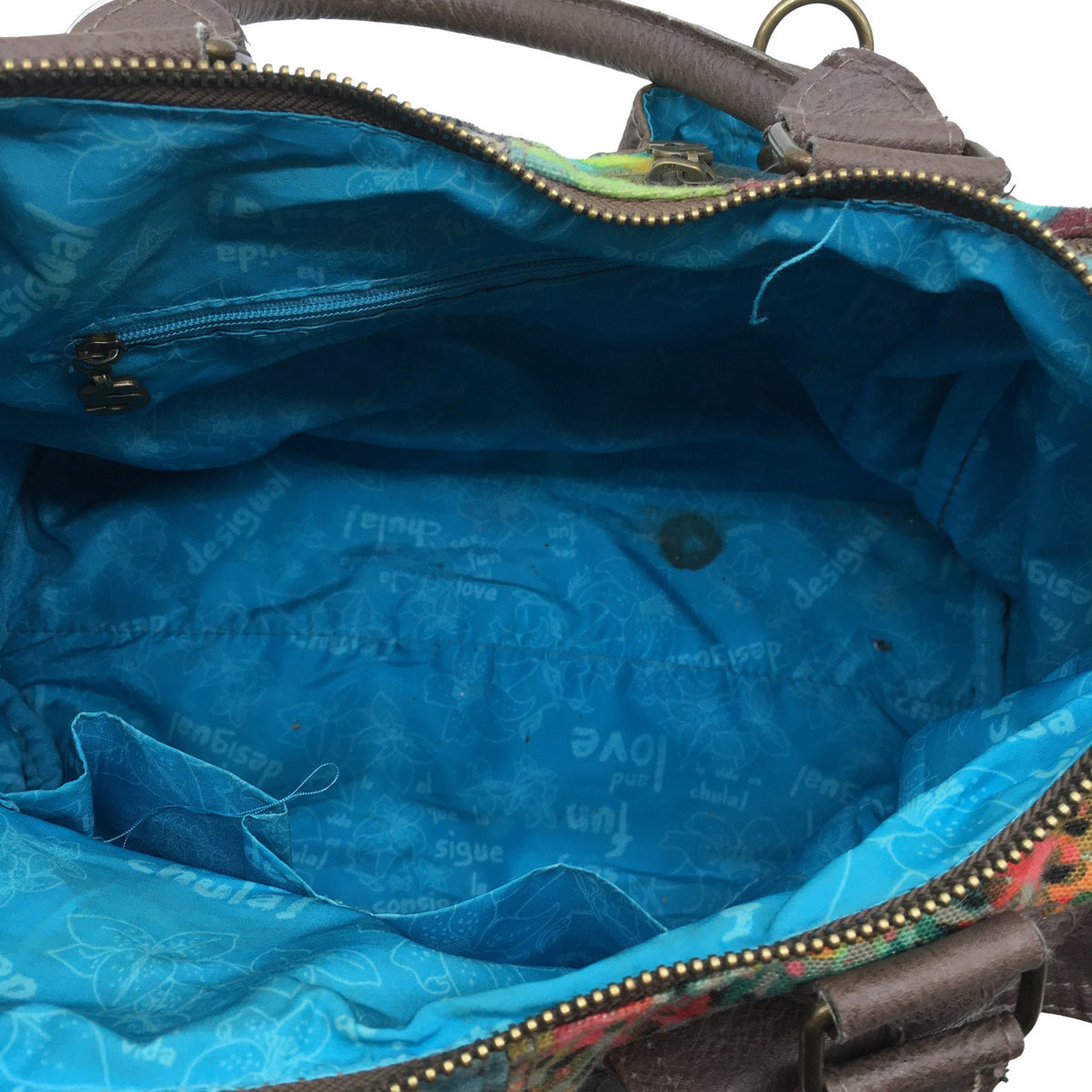 Unisex Desigual - Käekott, suurus Midi - Pruun (3)