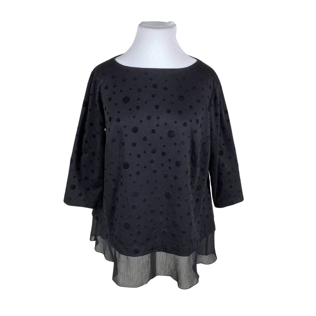 Unisex Voglia - Trikotaažist tuunika, suurus 48 - Must (1)