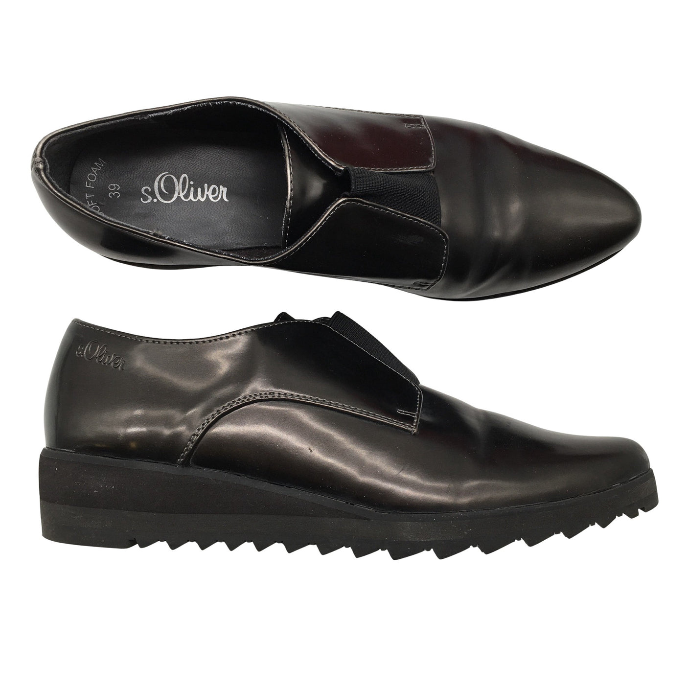 Unisex s.Oliver - Mokassiinid, suurus 39 - Must (1)