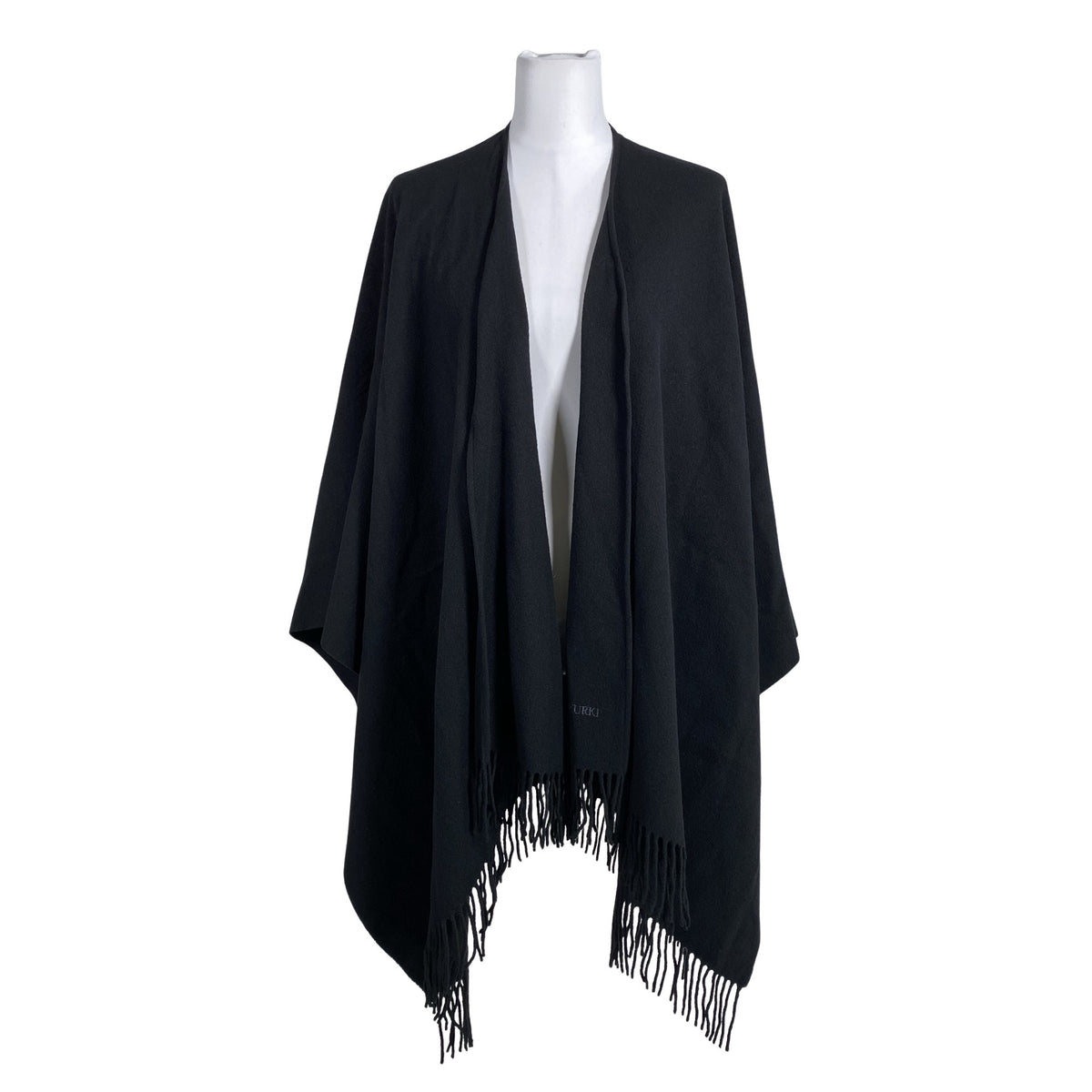 Unisex Marja Kurki - Õlasall, suurus Maxi - Must (1)