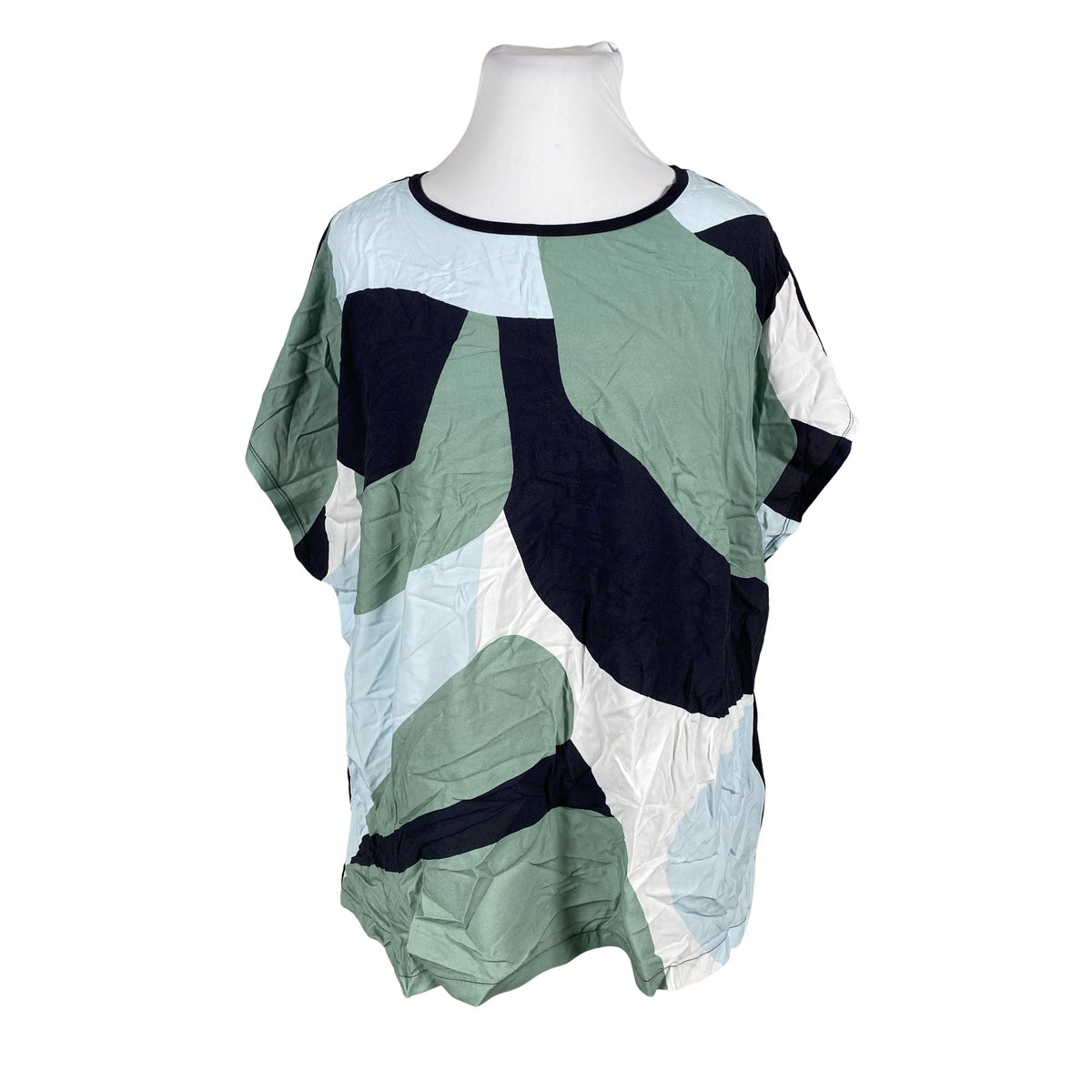 Unisex Tom Tailor - Lühikeste käistega pluus, suurus 52 - Sinine (1)