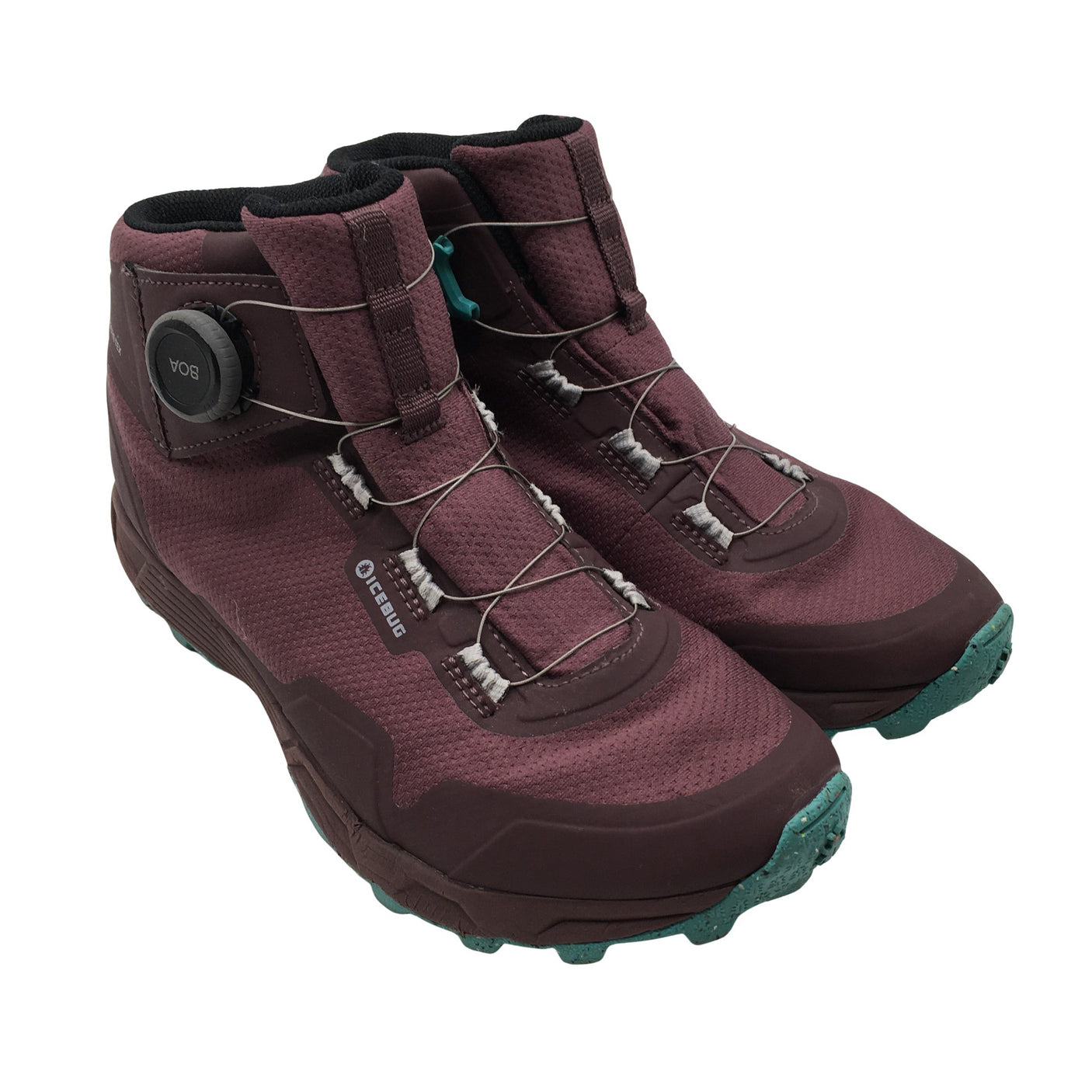 Unisex Icebug - Matkatossud, suurus 40 - Veinipunane (2)