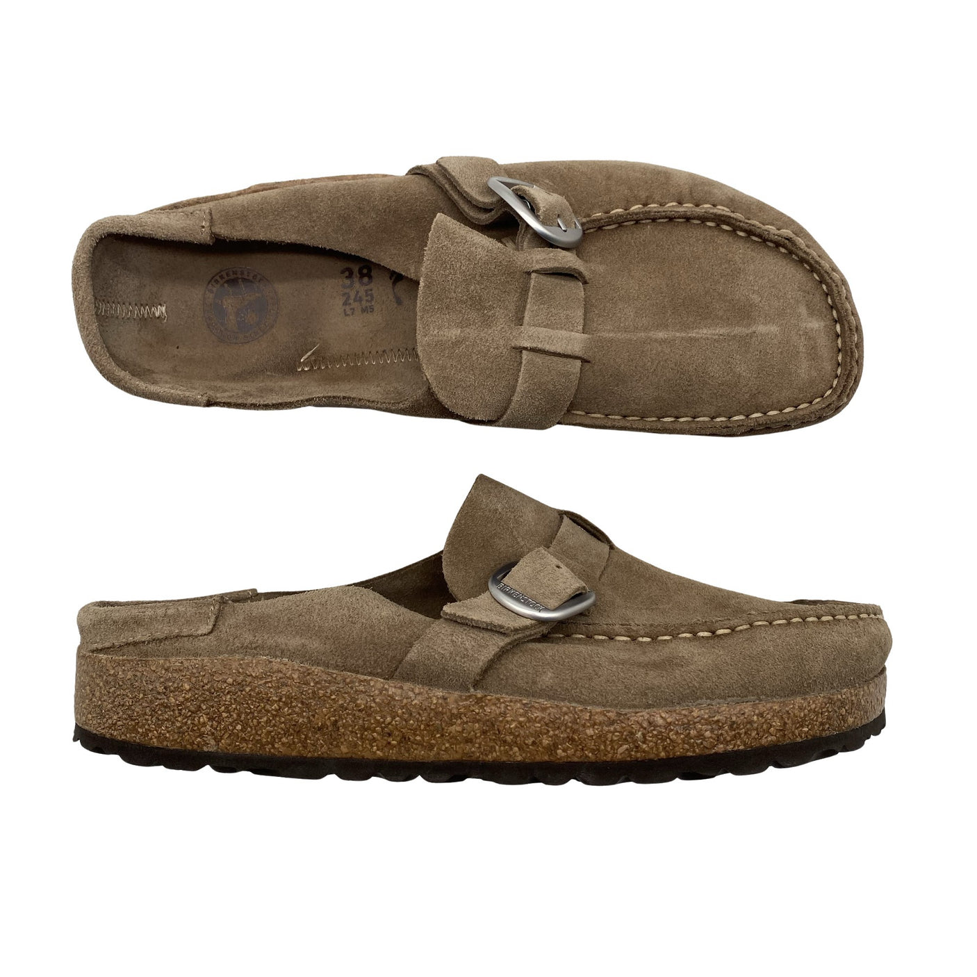 Unisex Birkenstock - Lahtise kannaga jalanõud, suurus 38 - Pruun (1)