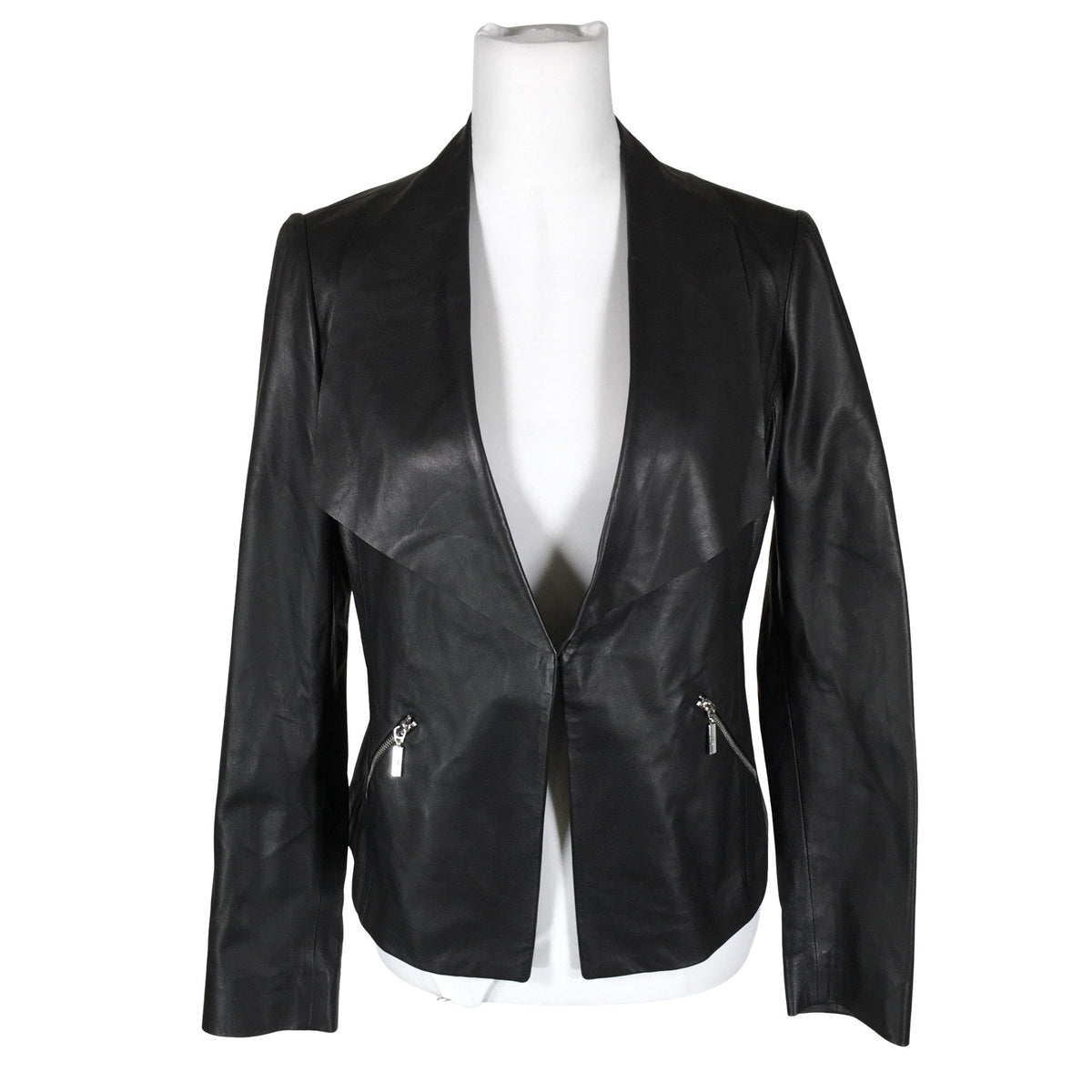 Unisex Ril's - Nahktagi, suurus 38 - Must (1)