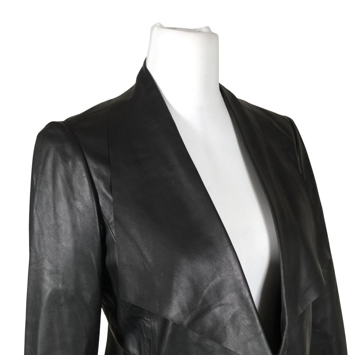 Unisex Ril's - Nahktagi, suurus 38 - Must (3)