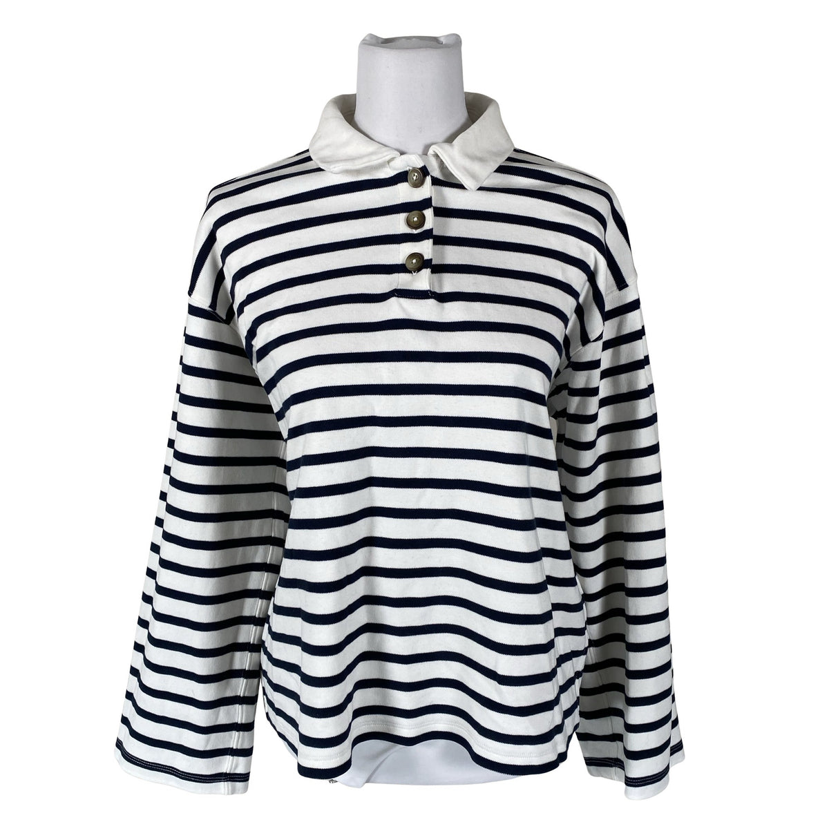 Unisex Selected - Trikotaažist pluus, suurus 40 - Valge (1)