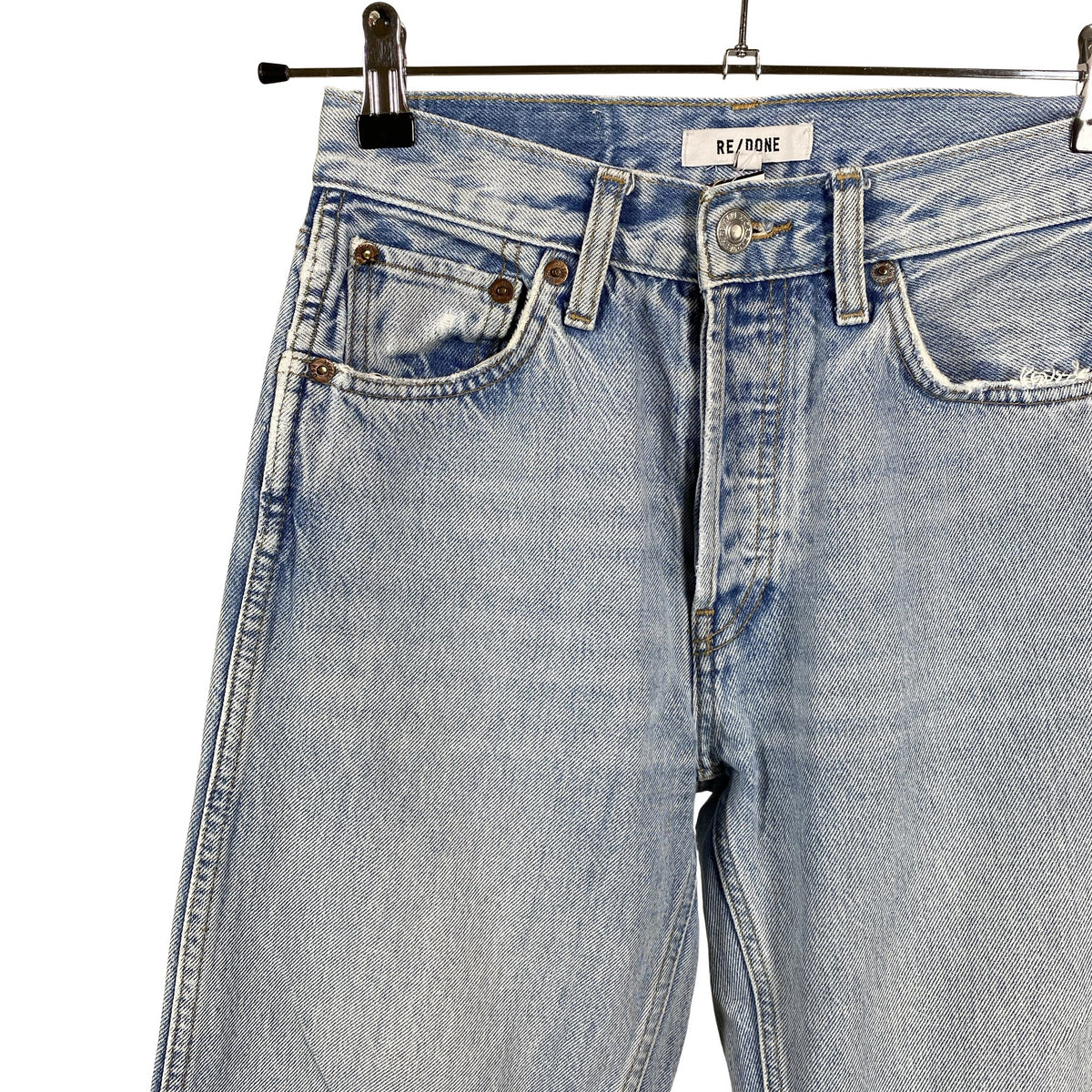 Unisex Re/Done - Teksad, suurus W24 - Helesinine (2)