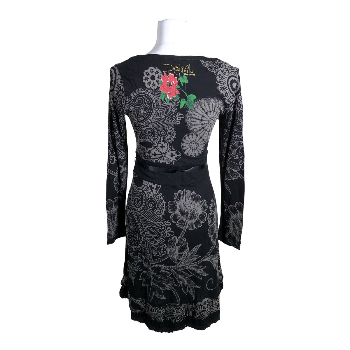 Unisex Desigual - Trikotaažist kleit, suurus 40 - Must (2)